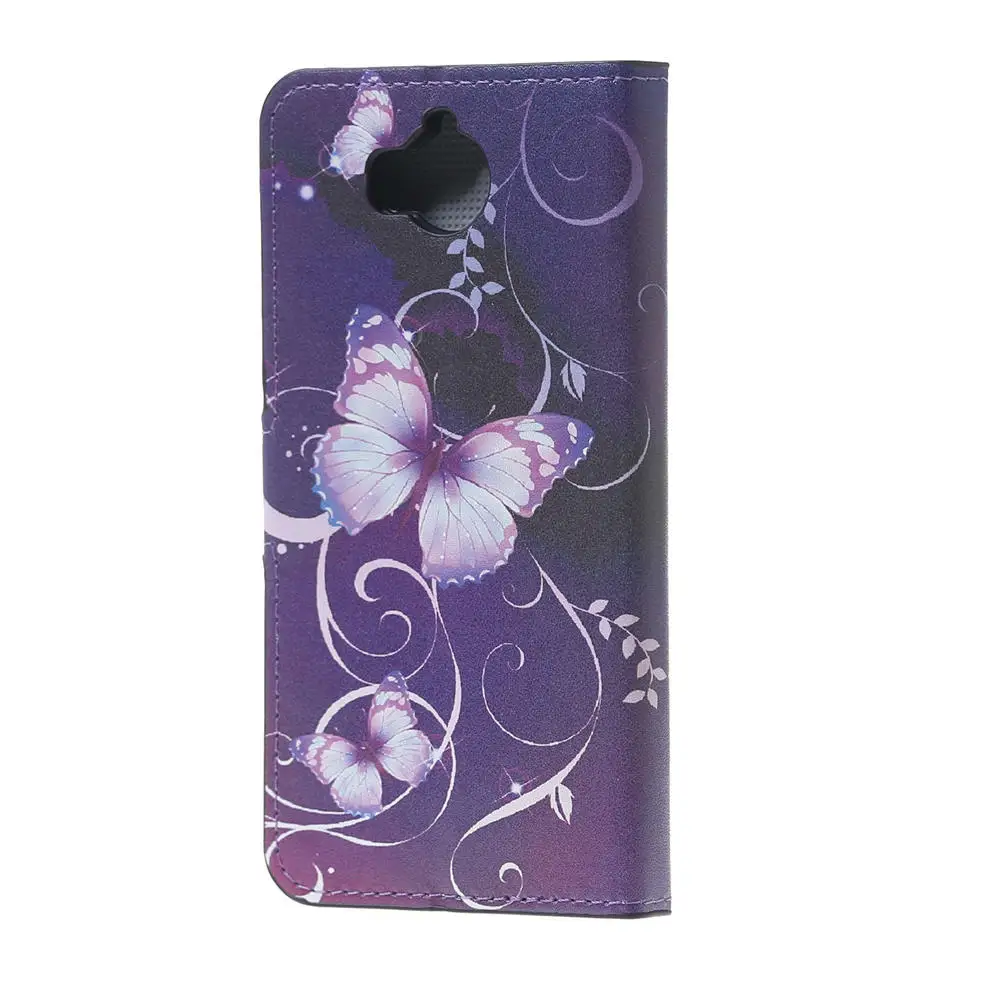 Чехол книжка на Y6 2017 Nova Young из искусственной кожи Funda чехол s для huawei MYA L11 L41 кошелек