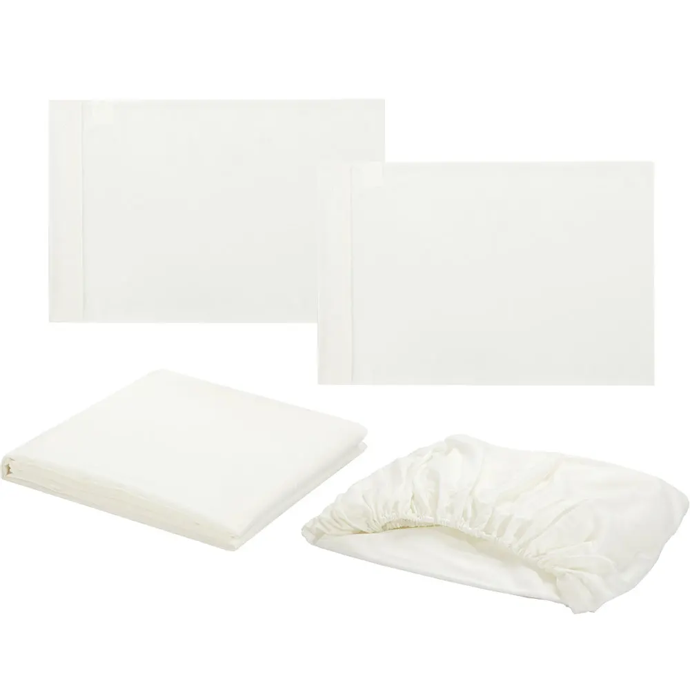 Комплект постельного белья королевского размера 4 шт. простыня наволочки США две