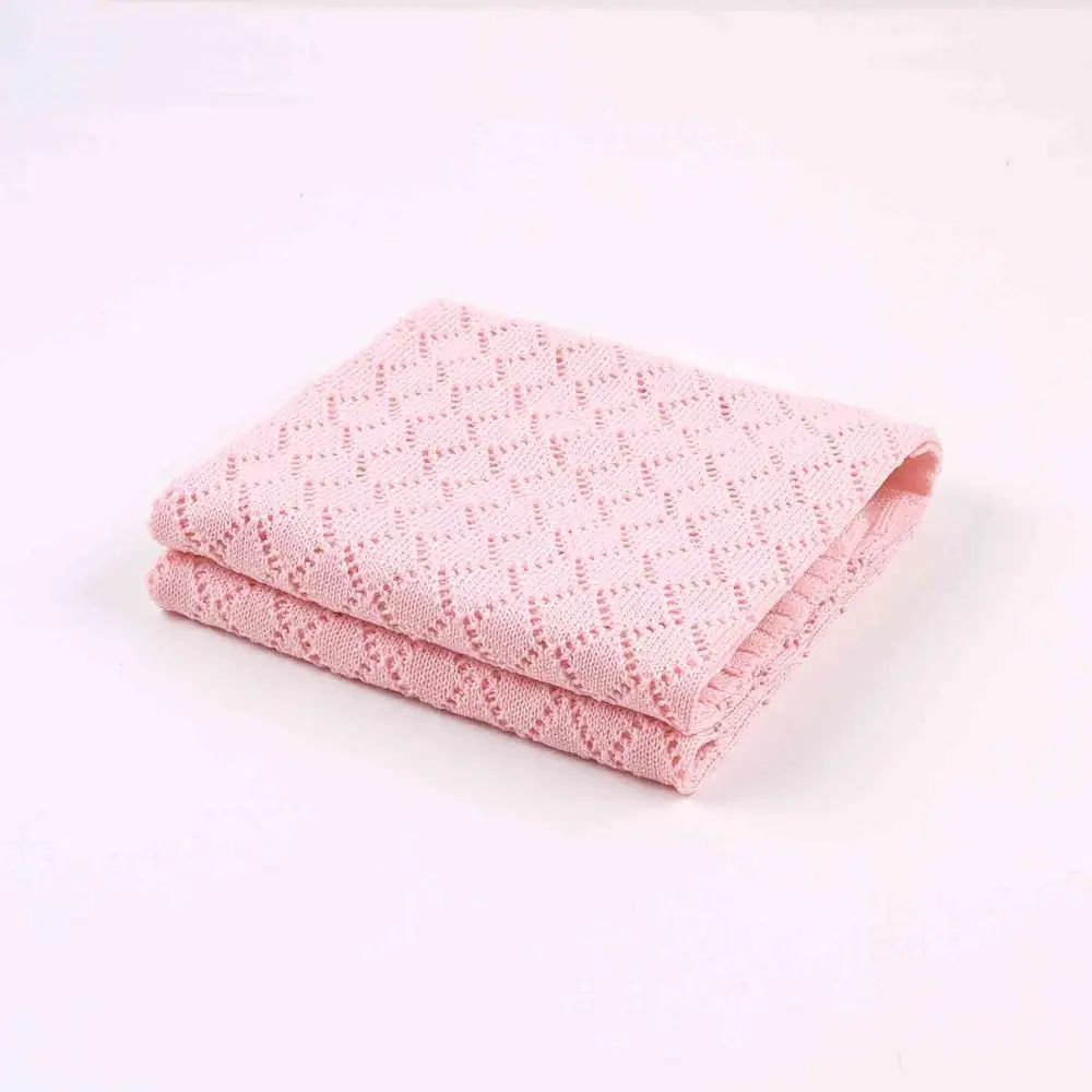 Newborn Blankets Детское одеяло s вязаное для новорожденных пеленка для Новорожденных Обертывание одеяло карамельный цвет Infantil коляска Диван Постельные принадлежности Покрывала для малышей одеяла - Цвет: Newborn Blankets