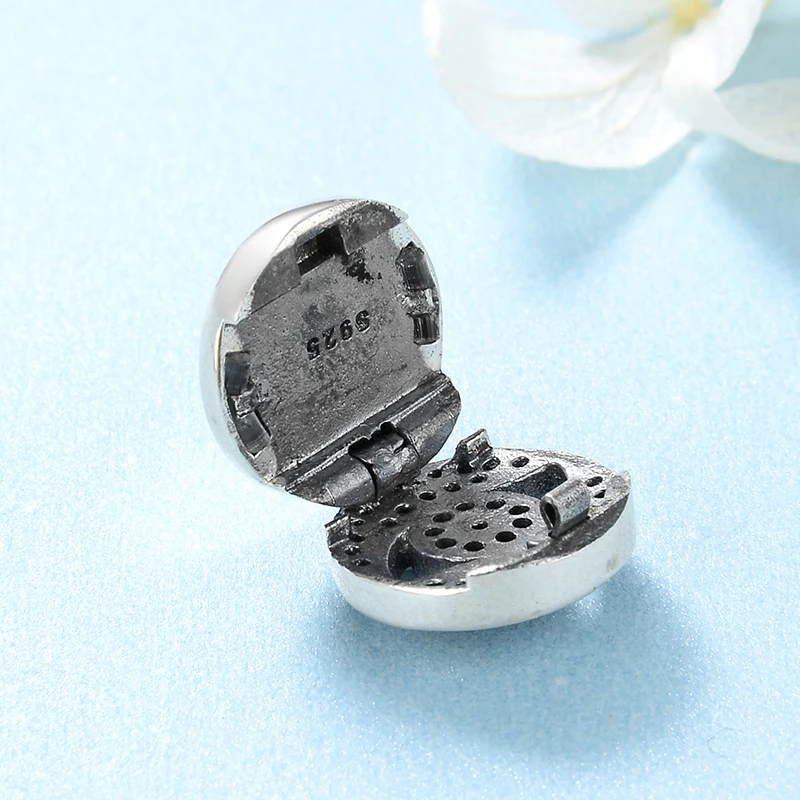 Мода 925 стерлингового серебра дьявол глаз синий и прозрачный циркониевый зажим