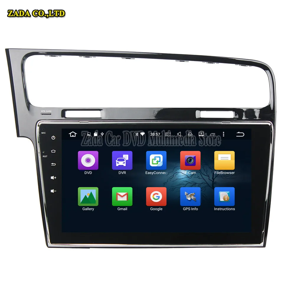 NAVITOPIA 10 1 дюймов 4 Гб + 64 8 ядерный Автомобильный gps навигация для VW Golf 7 2013 2014 2015 с