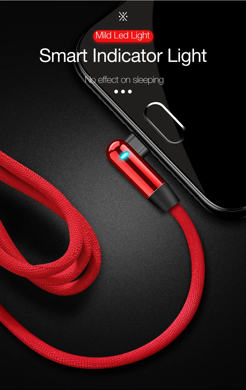 CAFELE 120 см светодиодный светильник type c USB кабель для зарядки samsung huawei xiaomi LG htc кабели для быстрой зарядки и синхронизации данных Поддержка type c