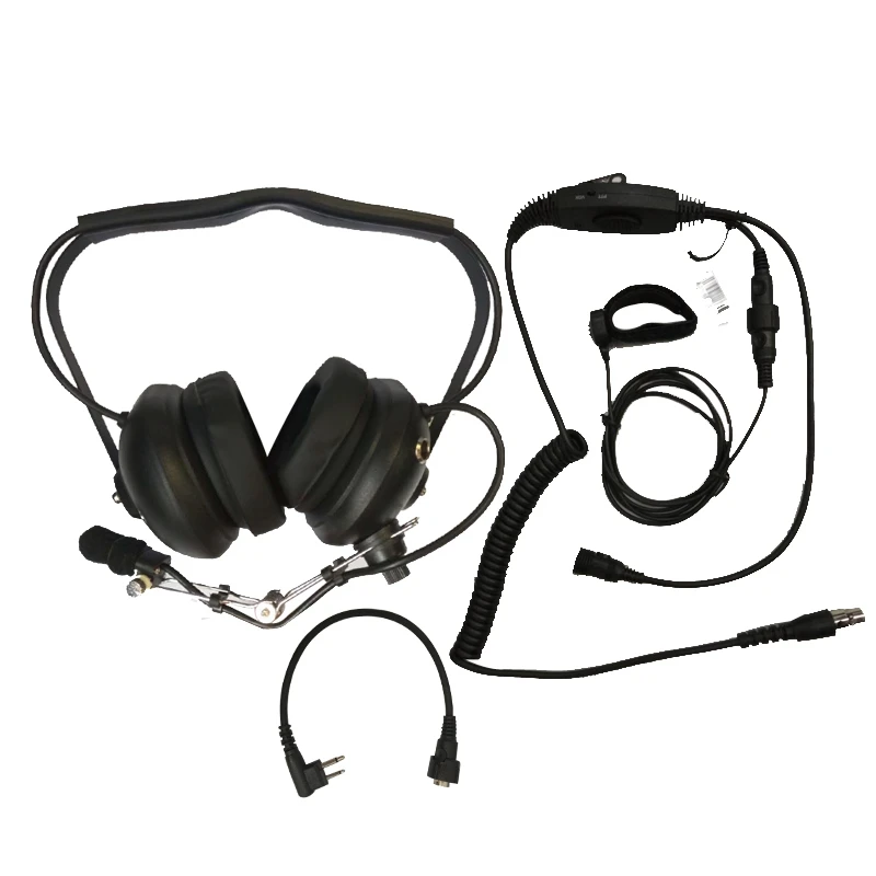 H41 авиационная гарнитура VOX PTT наушник для Motorola 2 Pin Walkie Talkie EP450 GP2000 GP88 GP88S CP88
