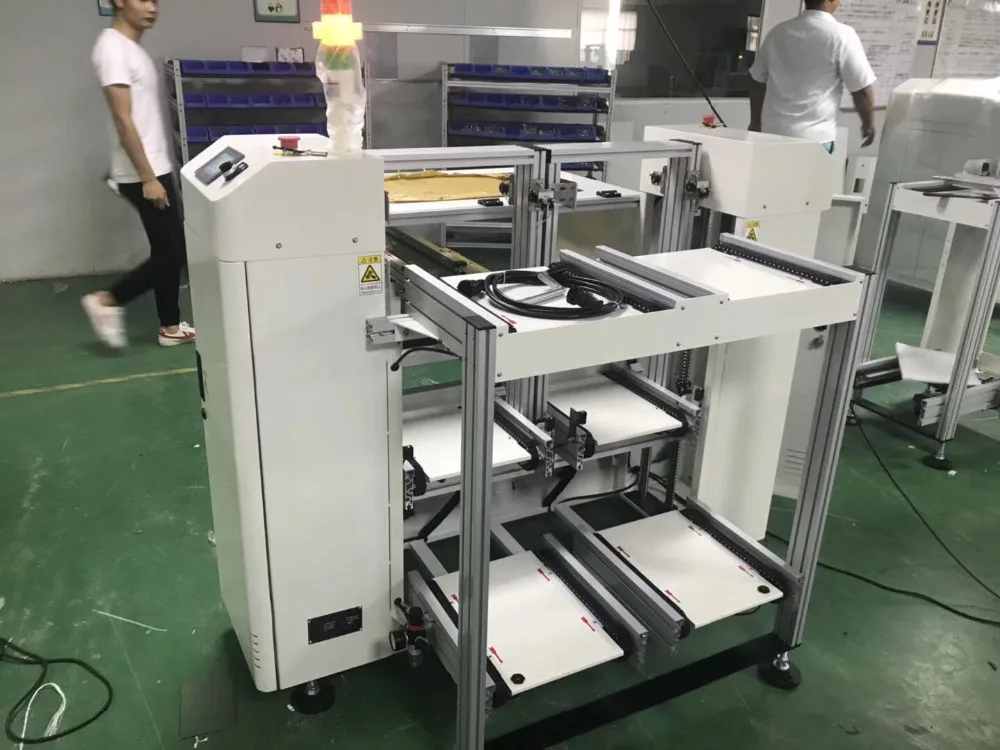Двойной рельс PCB разгрузчик| |