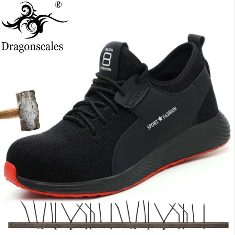 

Летняя воздухопроницаемая Удобная Высококачественная защитная обувь для работы, модная износостойкая защитная обувь с защитой от пирсинг...