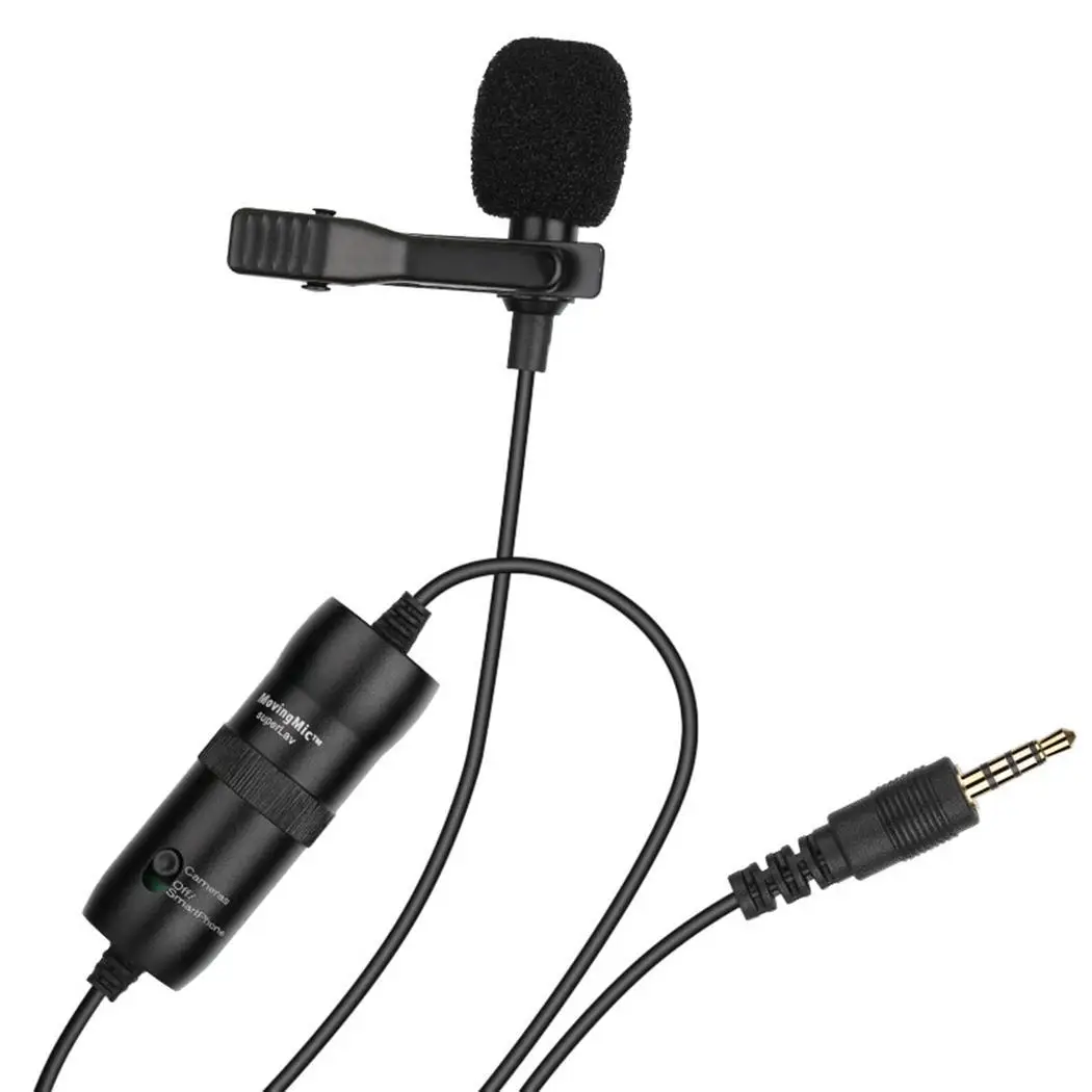 Профессиональный конденсатор для записи мобильного телефона DSLR камеры Lavalier