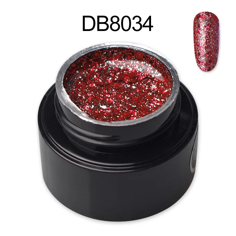 Цветной Гель лак из фольги отмачиваемый долговечный суперблестящий Платиновый