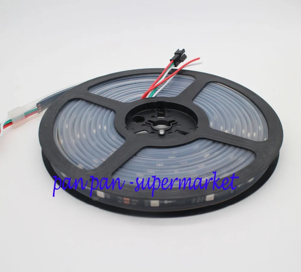 Пиксельная Светодиодная лента WS2811 5 м 12 В модифицируемая RGB 30 светодиодов/м 1