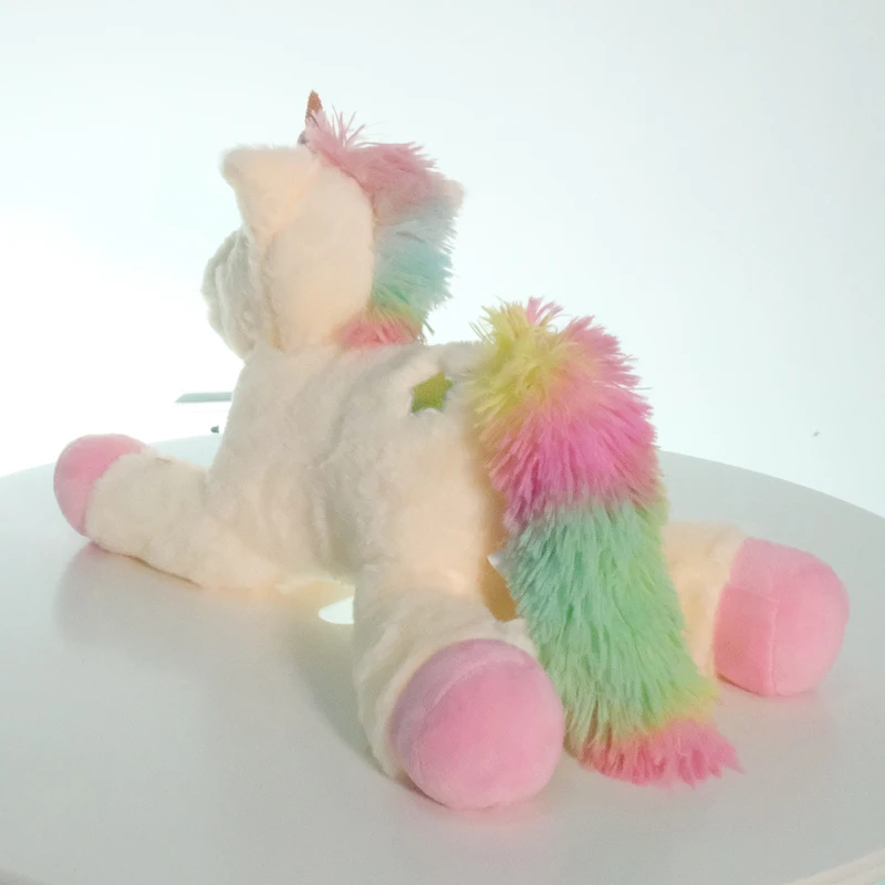 

40cm Colorful LED Unicorn Plush Toys Glowing Stuffed Animals Horse Toy Cute Light Up Pony Doll Kids Girls Xmas Birthday Gifts