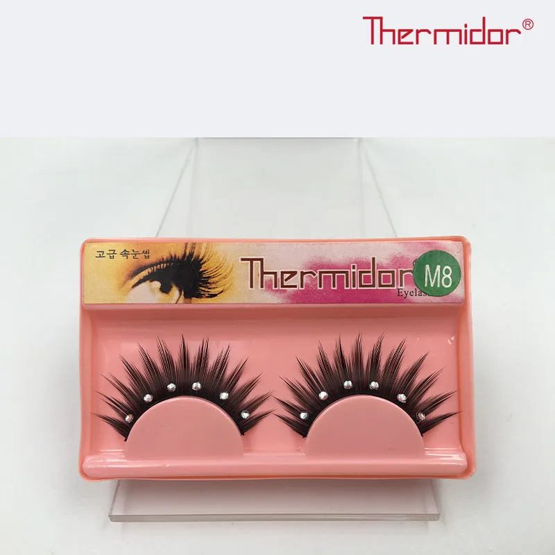 Thermidor накладные ресницы особенно инкрустация бриллиантами красивый макияж
