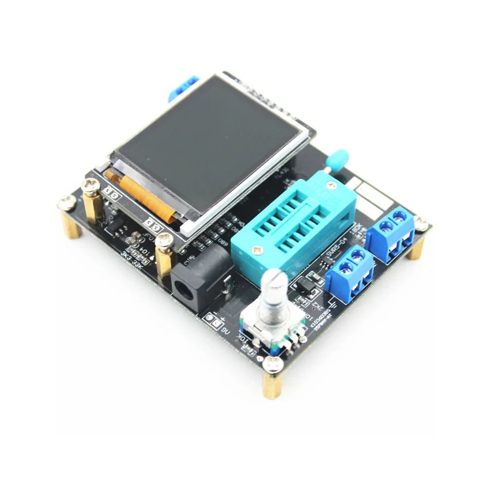 Mega328 Transistor Tester ESR Meter Diode Triode Capacitance Testing Tool PWM Square Wave Signal Generator with shell Multimeter |