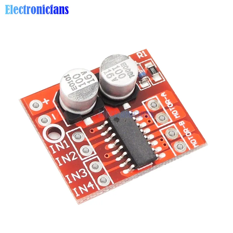1.5A 2 полосный MX1508 DC драйвер двигателя модуль PWM скорости двойной h мост шаговый