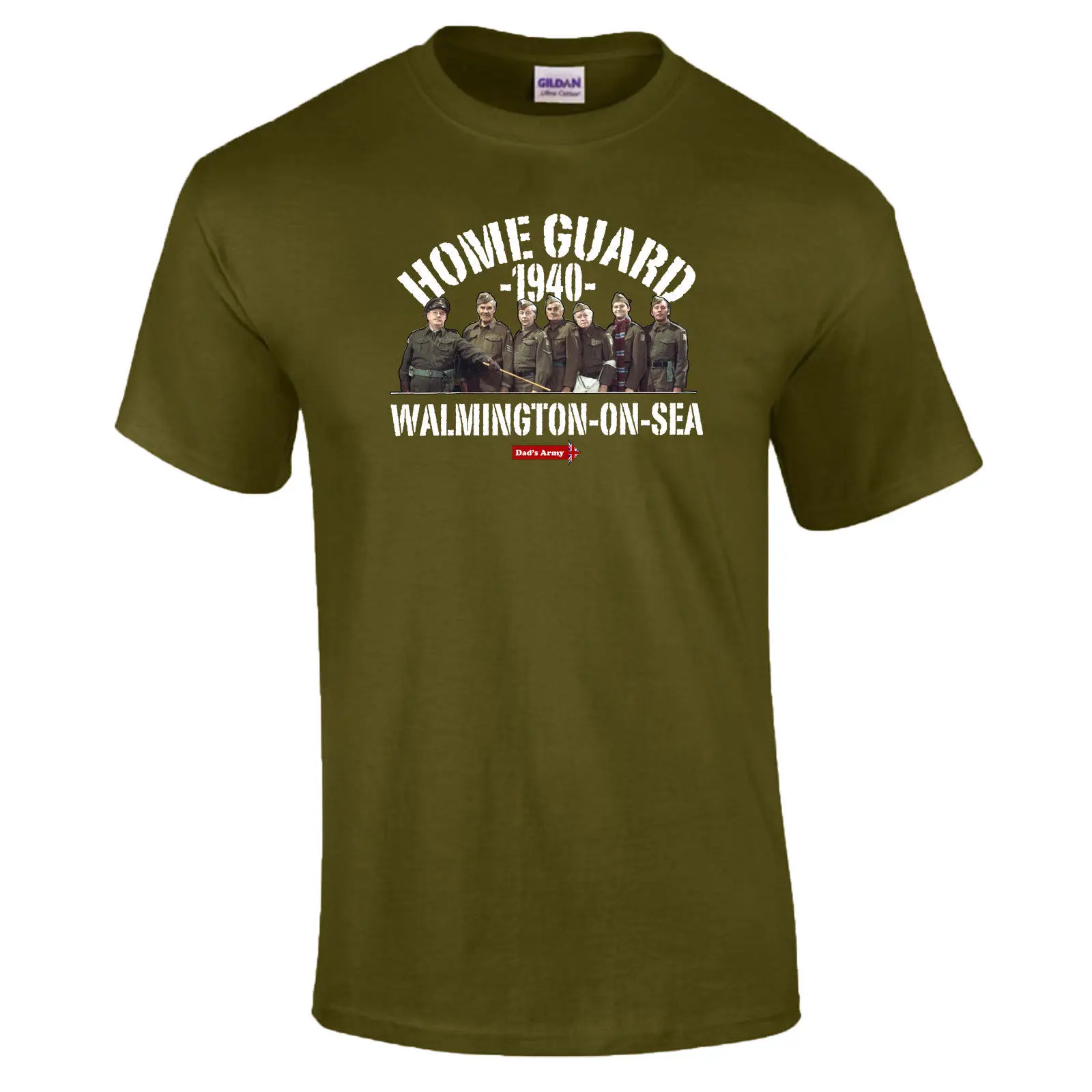 Dad's Army Cult TV Home Guard 1940 Walmington Mainwaring Pike Dad футболка новые футболки Забавные топы и