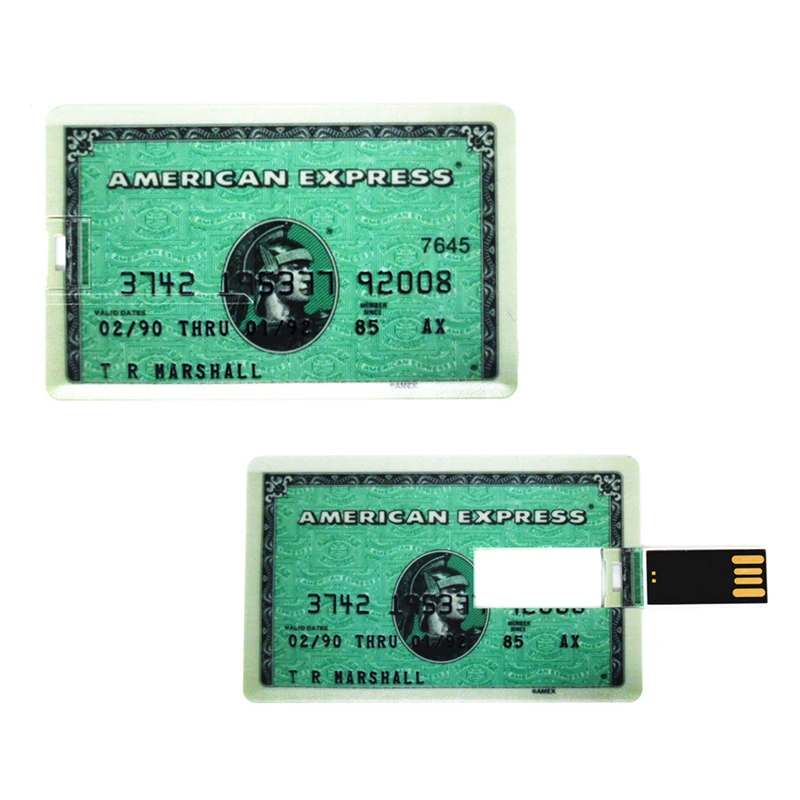 Кредитная карта американская экспресс-карта USB флеш-накопитель 4 ГБ 32 8 16 usb-карта