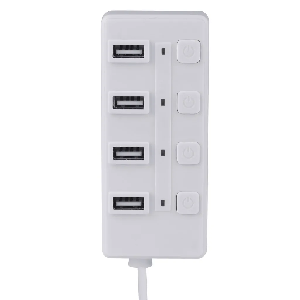 CARPRIE usb-хаб высокоскоростной 480 Мбит/с черный концентратор USB 2 0 4 порта Зарядные
