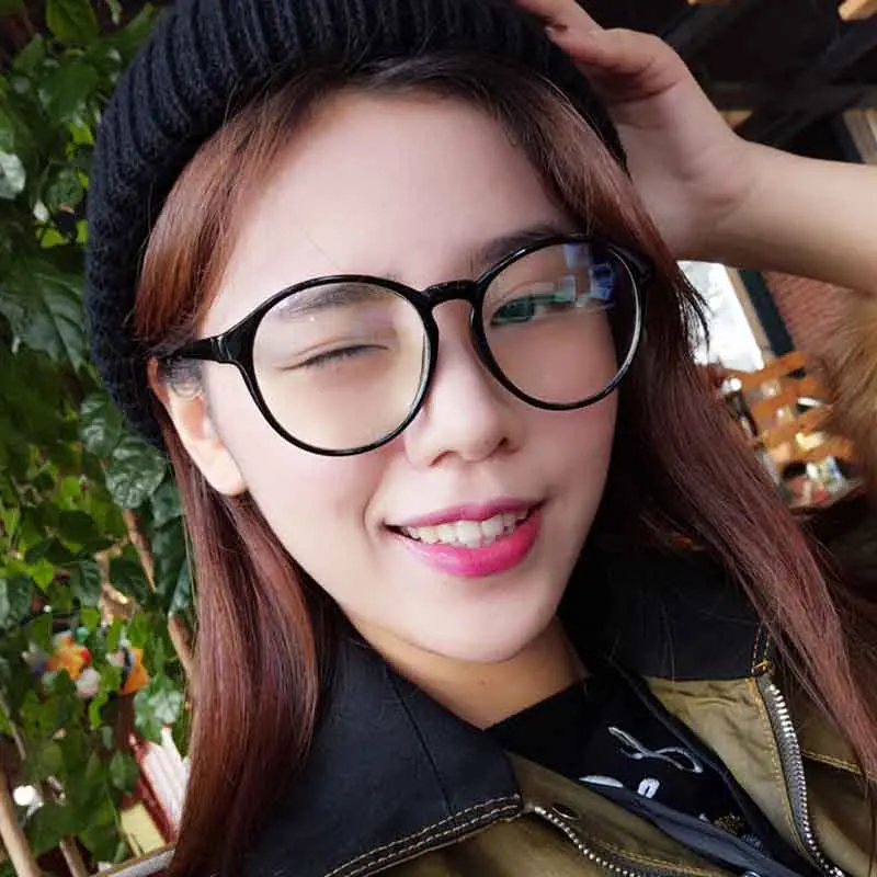 

Fashion Classic Men Round Optics Glasses Frame Women Printing Leopard Big Spectacles Frames Prescription Eyeglasses