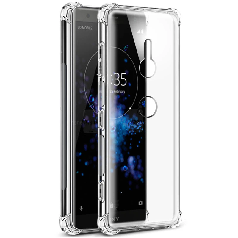 Чехол с воздушной подушкой для Sony Xperia L1 L2 L3 X компактный чехол XZ XZS Premium XZ1 XZ2 XZ3 XZ4 из
