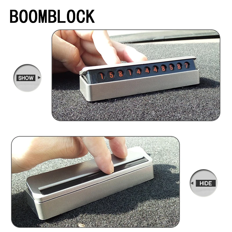 Автомобильный Стайлинг Скрытая парковочная табличка с номером телефона для BMW E36