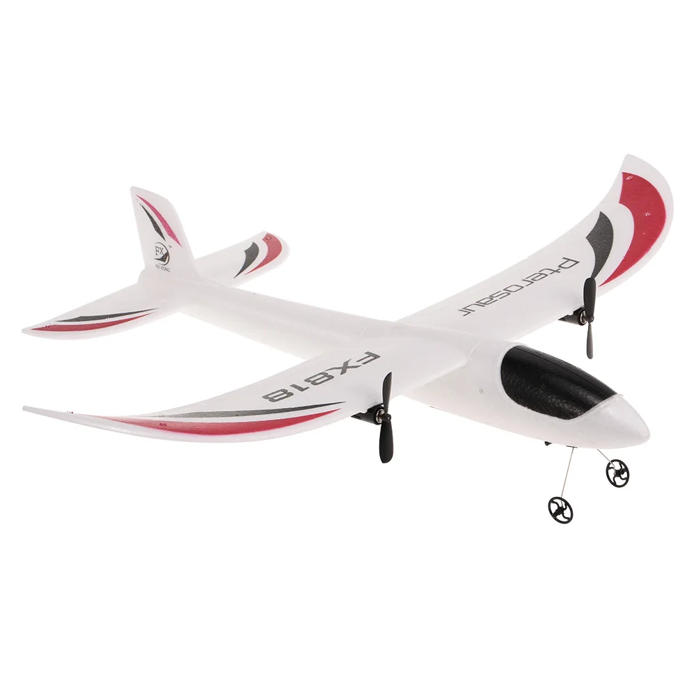 RC самолет FX 818 2 4G 2CH 480 мм размах крыльев с дистанционным управлением планер