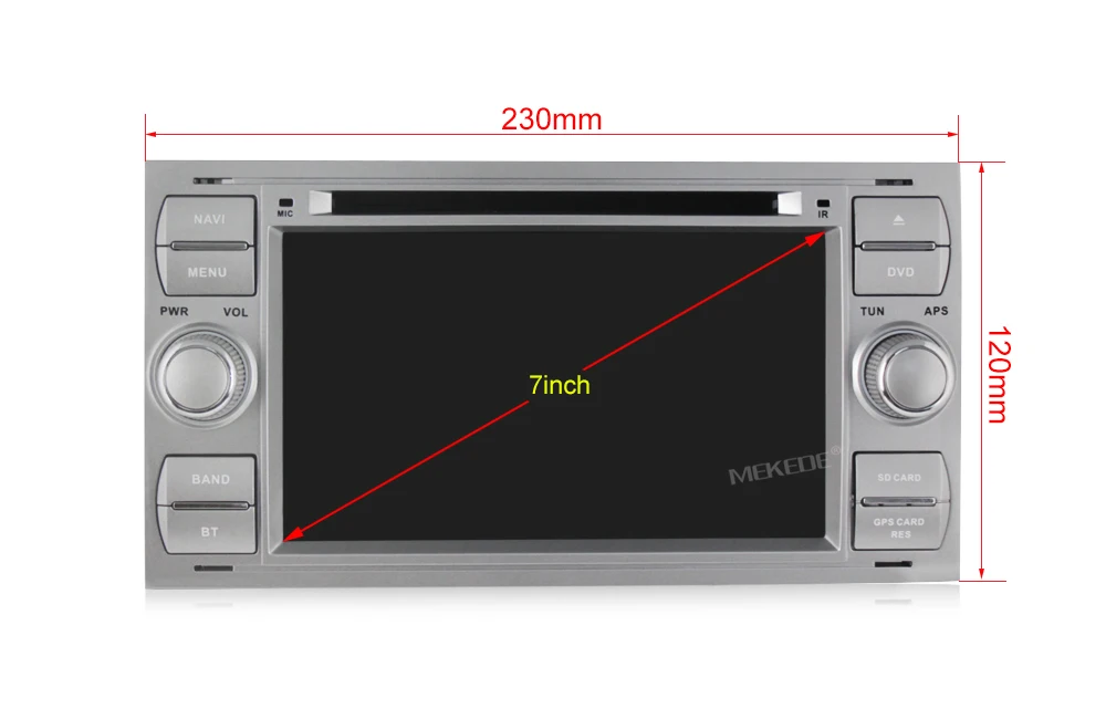 Android 9,0 Автомобильный мультимедийный DVD плеер для Ford Focus Kuga транзит с WI-FI BT gps навигации радио TDA7851 3g
