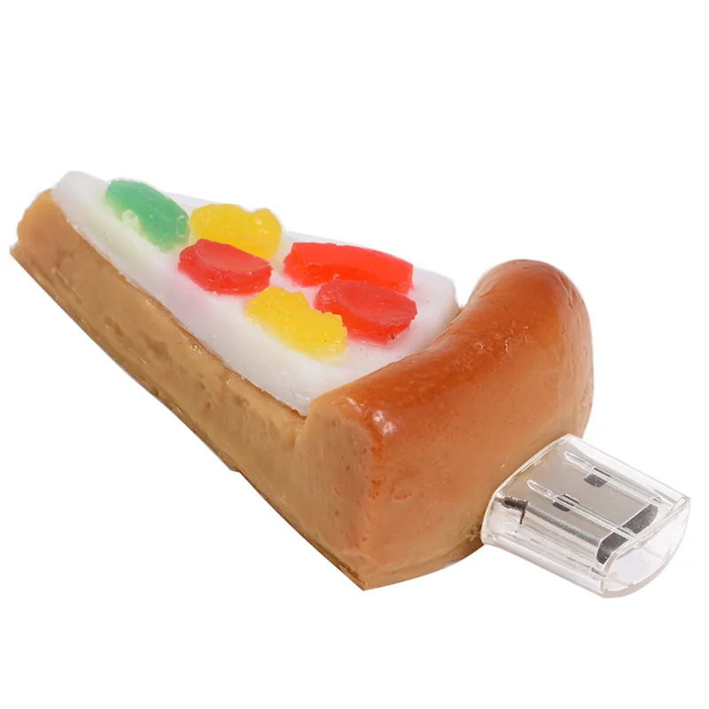 B SHANDIAN флеш-накопитель, 4 ГБ, 8 ГБ, 16 ГБ, 32 ГБ, 64 ГБ usb французский, пицца, суши, форма USB флеш-накопитель USB2.0 флеш-накопитель флешка - Цвет: B