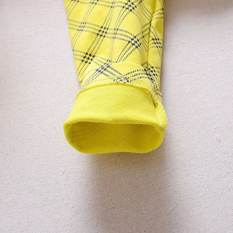 Plaid Baby Boy Set Spring Newborn Clothes Letter Print Suit Open Stitch Coat+T-shirt+Pant Infantil Clothing High Quality |