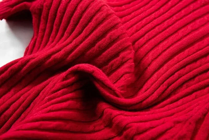 Bazaleas, летний винтажный Женский вязаный свитер с коротким рукавом, модный красный вязаный кардиган на пуговицах, базовый женский свитер, Прямая поставка
