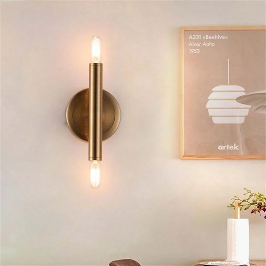 BEIAIDI Nordic искусство Decor светодиодный светильник настенный роскошный золотой Лофт Ресторан Cafe крыльцо бра проход коридор ночник для спальни
