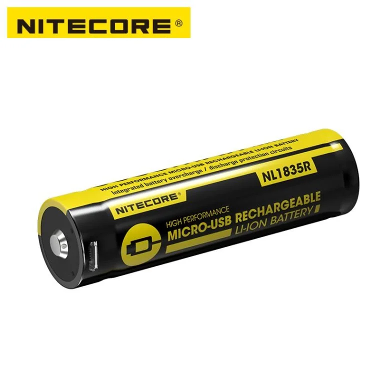 Литий ионный аккумулятор NITECORE NL1835R 3500 мАч 3 6 В 5 А 1 шт.|Портативные осветительные