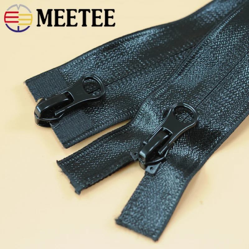 Meetee 2 шт. 60 см 5 # нейлоновая катушка открытый конец водонепроницаемый молния