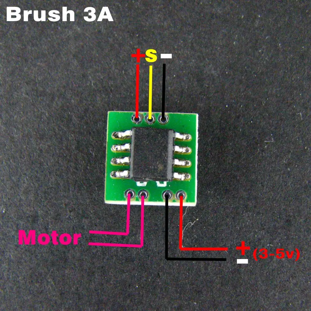Бесщеточная щетка micro 3-20A двусторонняя односторонняя модель ESC детали для