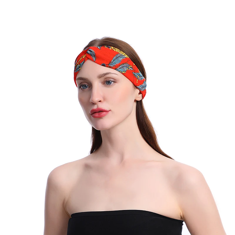 Fashion Adult Ladies Girls Twist Floral Headband Elastic Head Wrap Turban Hair Band Headwear Beach Accessories | Аксессуары для