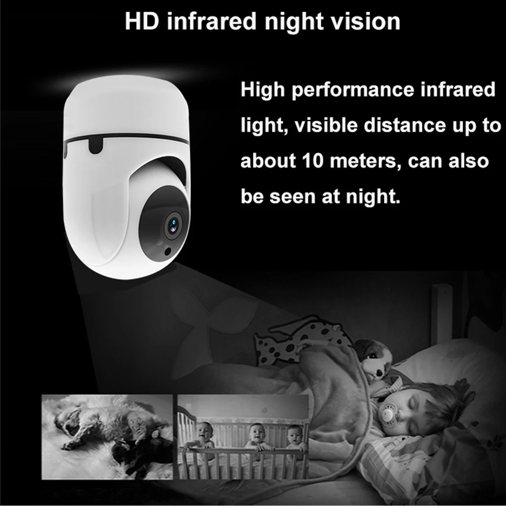 HD 1080P IP камера Wifi беспроводной детский монитор Домашняя безопасность наблюдение