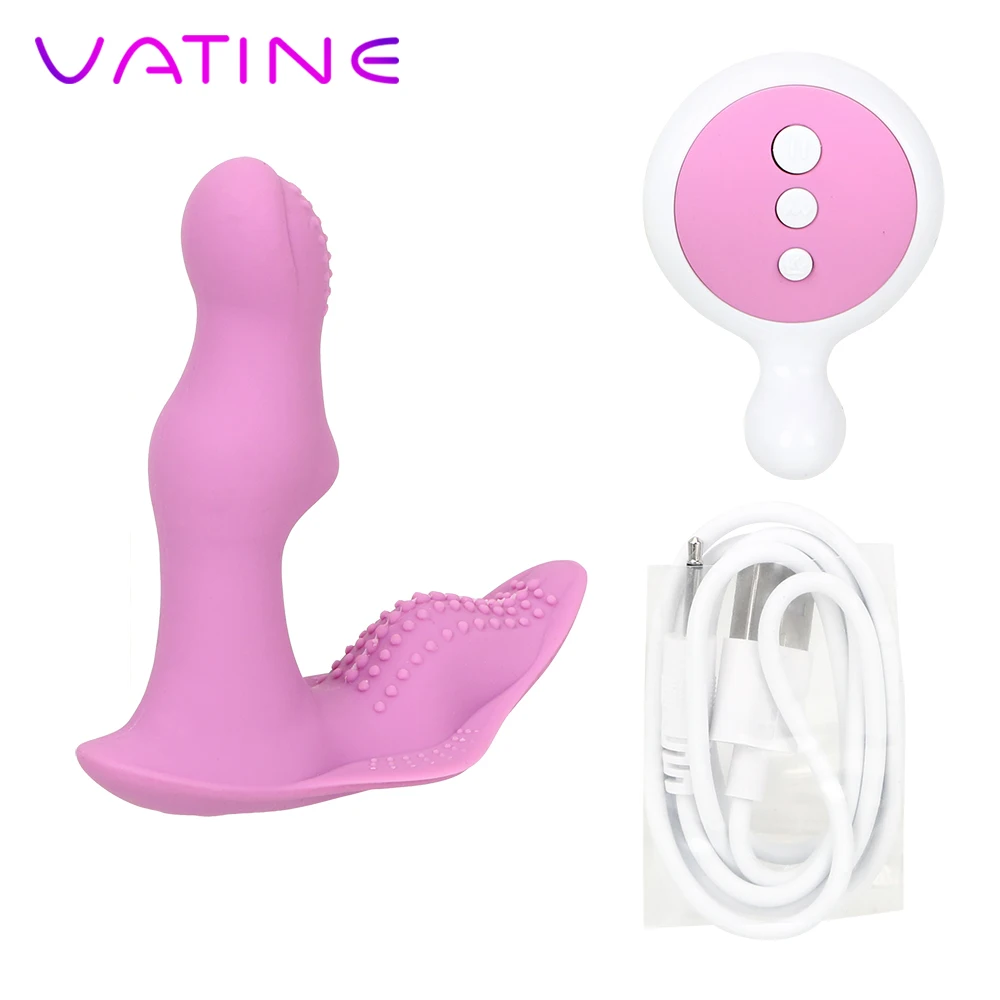 VATINE носимых вибратор Беспроводной пульт дистанционного управления секс игрушка