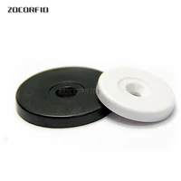 newest 100 pcs 125khz rfid em4100 id round coin tags for access control guard tour patrol system checkpoint