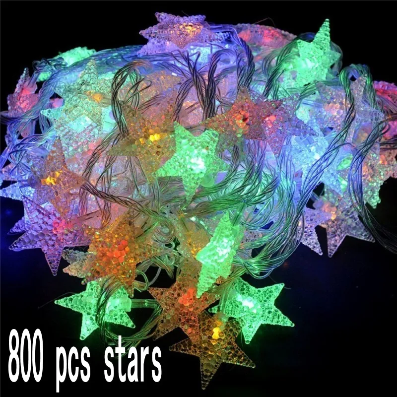 800 звездочек водостойкие частицы пятиконечные звезды стильные для