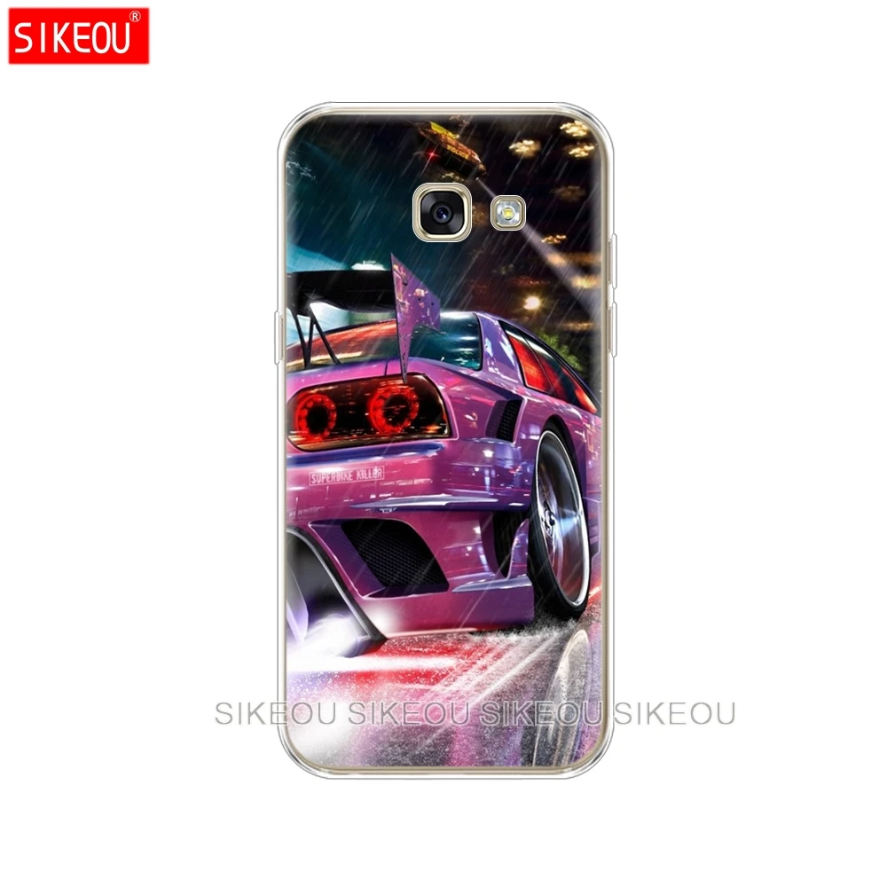 Силиконовый чехол для телефона Samsung Galaxy A8 2018 A3 A310 A5 A510 A7 2016 2017 GTR SPORT CAR print|Бамперы| |