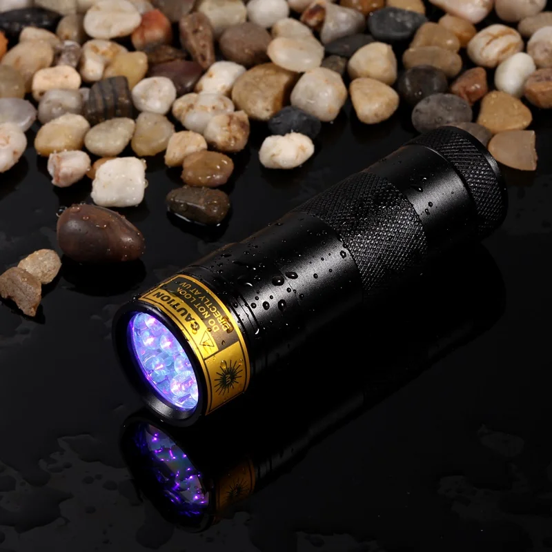 ALONEFIRE 12 Led 395 нм ультрафиолетовый светильник онарь для кошек собак мочи денег
