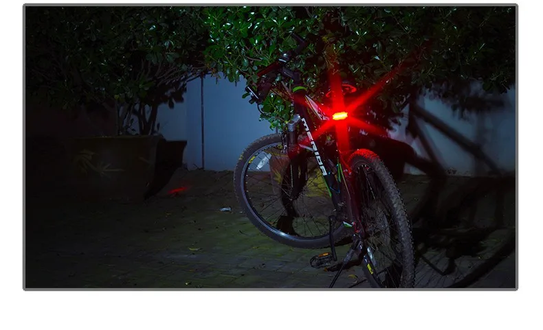 ROCKBROS Водоупорный Велосипедный Фонарь 30шт LED Велосипедная Задняя фара Задний Фонарь Для Велосипеда Безопасный Предупреждений Велофонарь USB Перезарядка