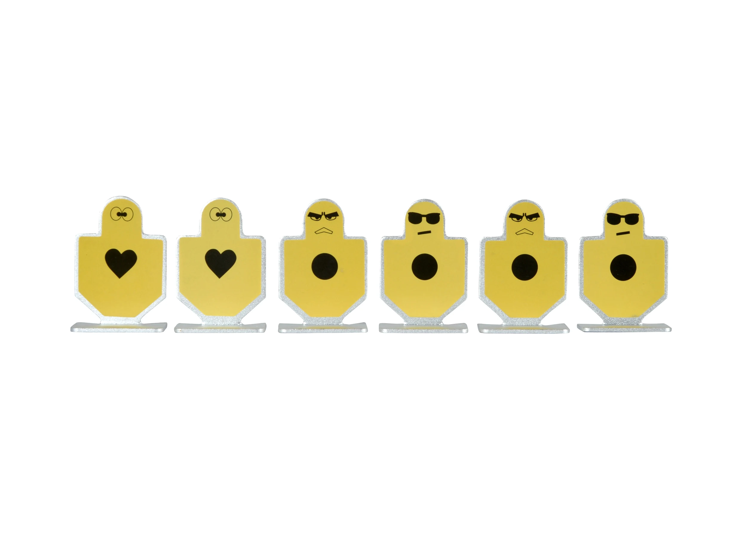 6 шт. тактический страйкбол Rarget металлическая мишень тренировочная доска