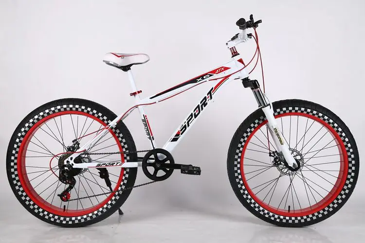 x-передний бренд снегоход 7,21, 24,27 скорость 2" 4 Fat Tire MTB горный велосипед редукция передач пляжный велосипед bicicleta