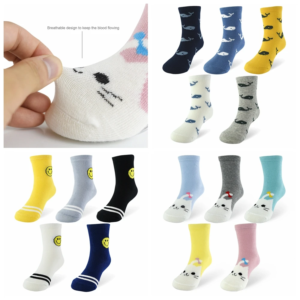 Носки для новорожденных летние сетчатые хлопковые носки мальчиков и девочек 5