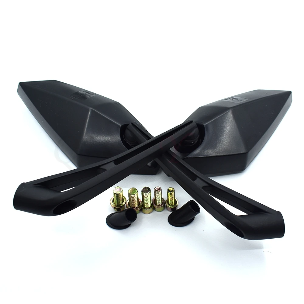 

Black Motorcycle Rear View Mirrors Universal Handlebar Side Rearview Mirror 8mm 10mm for Suzuki GSXR600 GSXR750 GSXR1000 GSXR