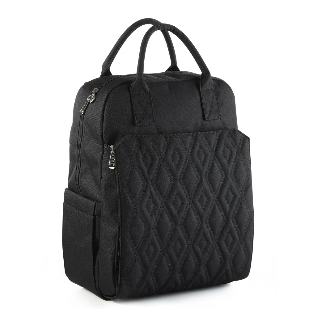 T6311Black Рюкзак для путешествий для кормления, дизайнерская коляска, модная сумка для подгузников для мам, сумка для подгузников для ухода за ребенком, рюкзак для подгузников - Цвет: T6311Black