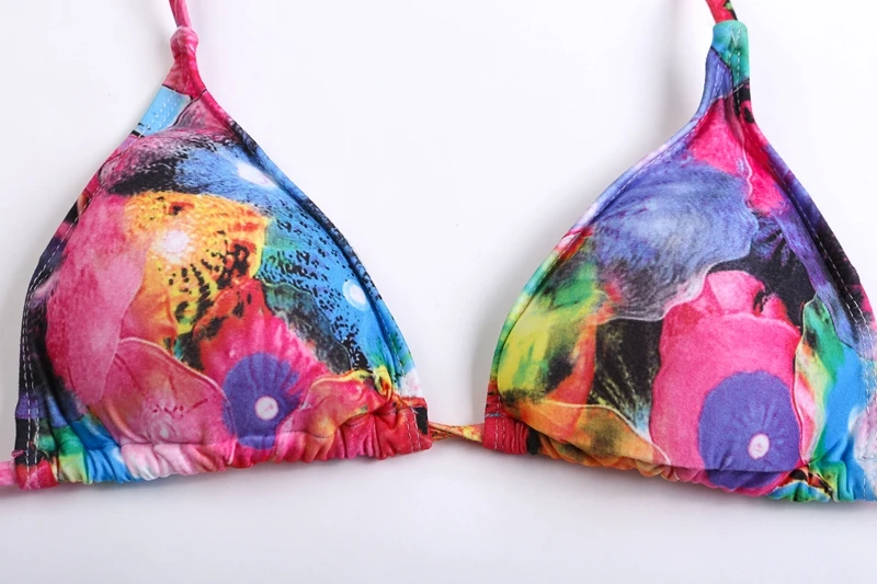 2017 новые печати сексуальный Пляж бикини сплит купальник Европа и Америка Змеиной