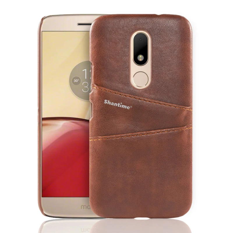 Для Motorola Moto M Чехол для телефона для Moto G3 деловой чехол для Moto X Play стиль чистый кошелек Чехол кожаный чехол - Цвет: Brown