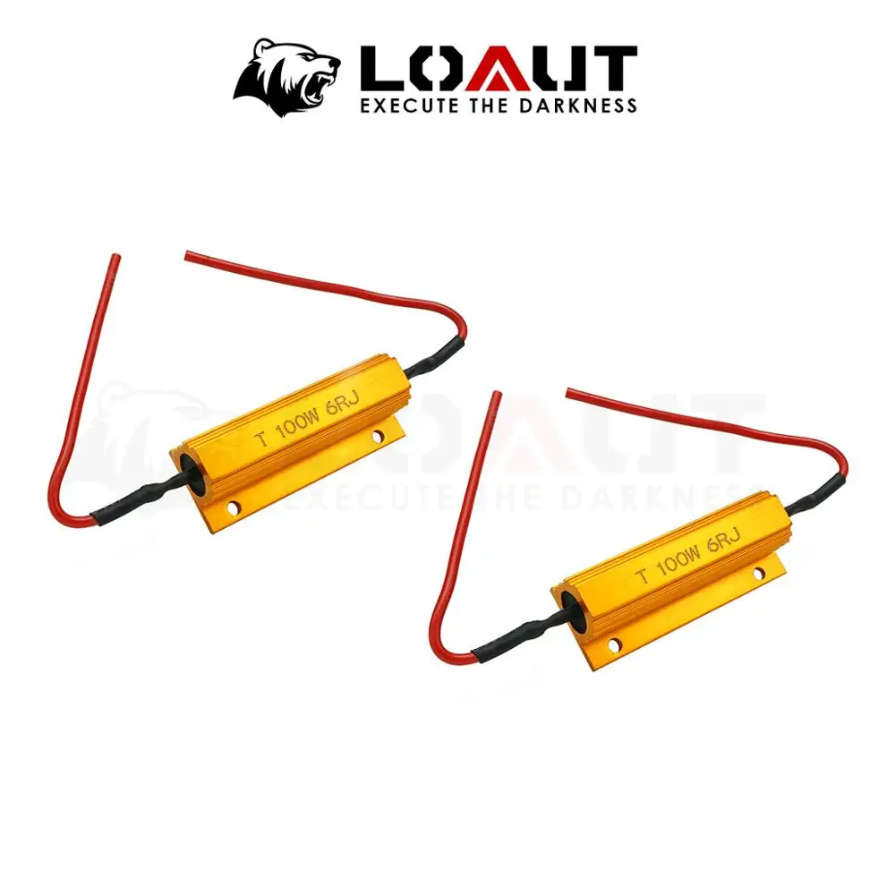 Светодиодный резистор 10W 10Ohm 25W 25Ohm 50W 6Ohm 8Ohm 39Ohm 100W указатели поворота