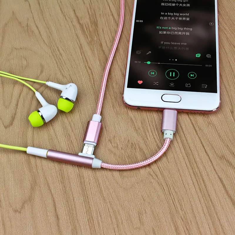 Thbelieve Тип C до 3 5 ММ Наушники Кабель-адаптер 2 в 1 usb-c Переходник USB удлинитель мм