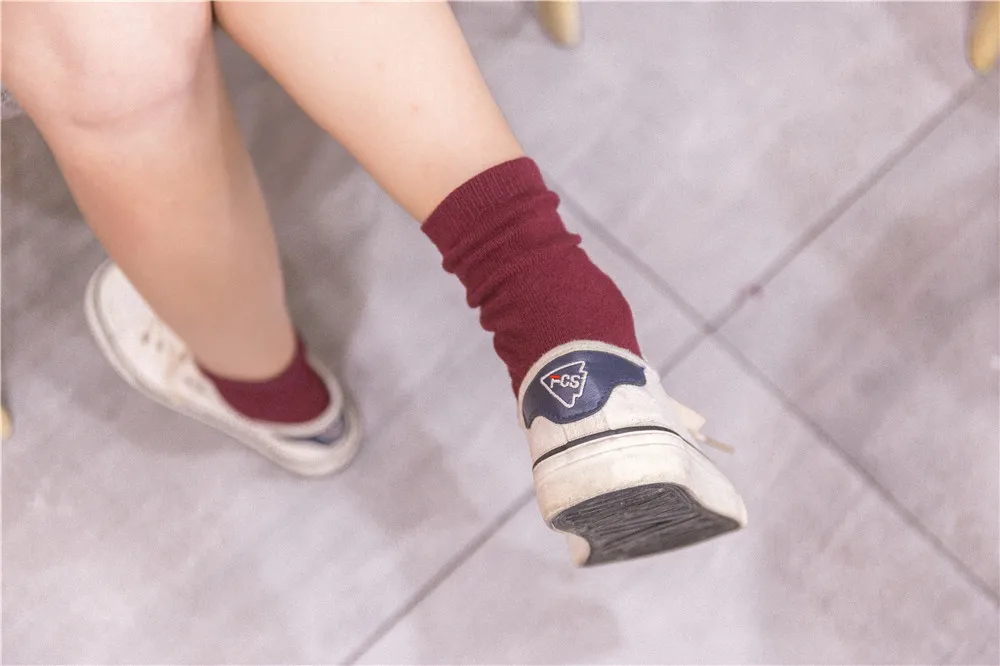 Korea Style Harajuku Candy Cotton Socks Women Cute Short Ankle Socks Yellow Blue Purple Green Red Black Socks For Girls Gift