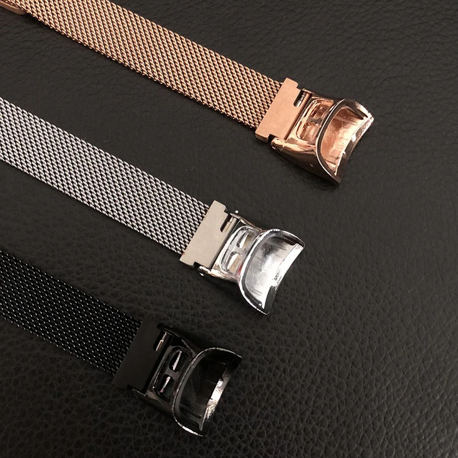 Металлический ремешок для часов Honor Band 4, браслет из нержавеющей стали для huawei Honor Band 4/5, аксессуары для умных браслетов